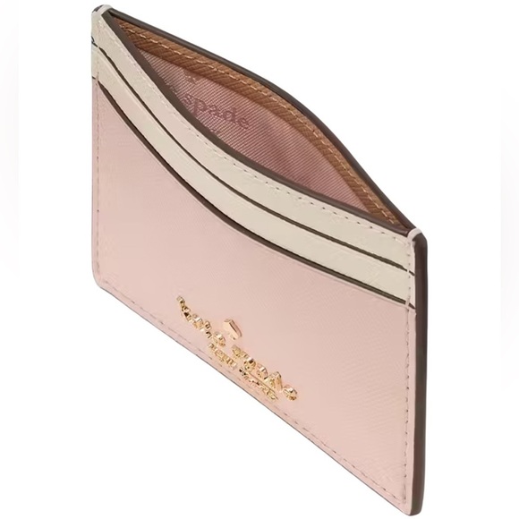 Kate Spade Madison Small Slim Card Holder - Rose Smoke Multi - NWT - Picture 6 of 11